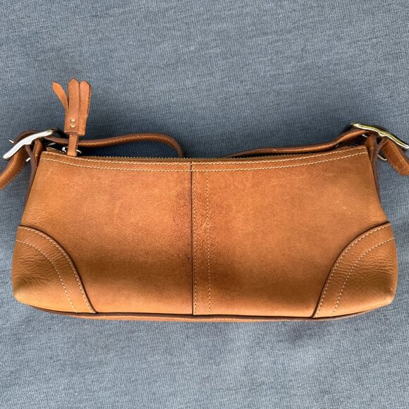 Coach Hamptons Mini Baguette in tan leather Y2K - Picture 13 of 13